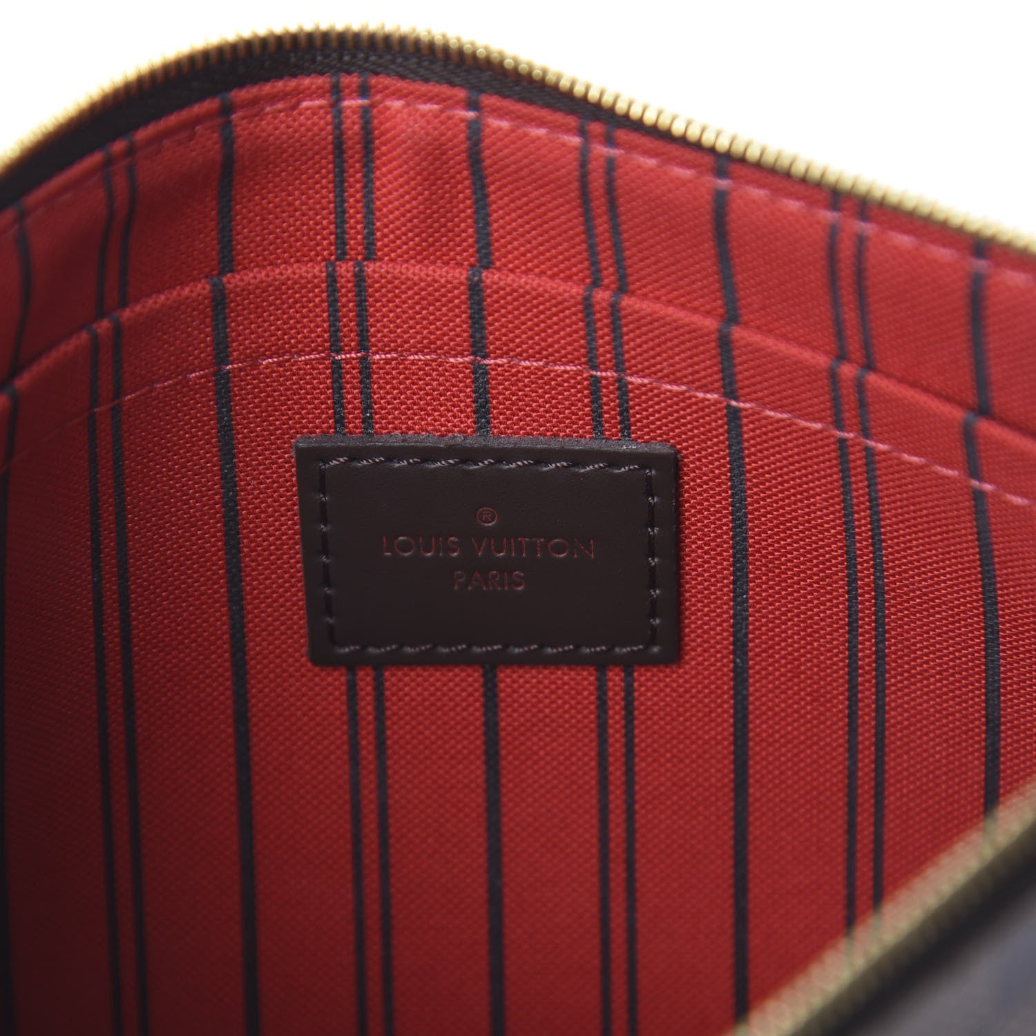 Louis Vuitton Damier Ebene Neverfull MM GM Pochette 5 of 6