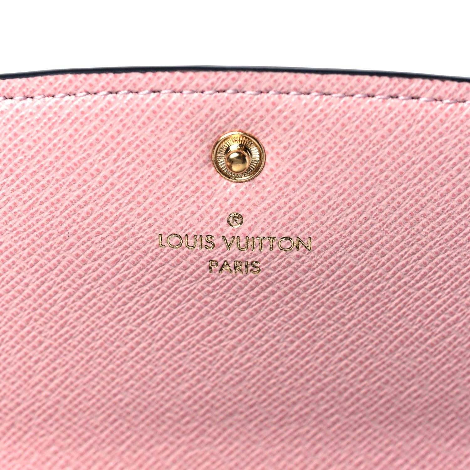 Louis Vuitton Damier Ebene Emilie Wallet Rose Ballerine 6 of 8