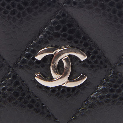 Chanel Caviar Quilted Zip Coin Purse Black 13 of 14