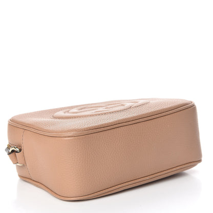 Gucci Pebbled Calfskin Small Soho Disco Bag Camelia 4 of 12