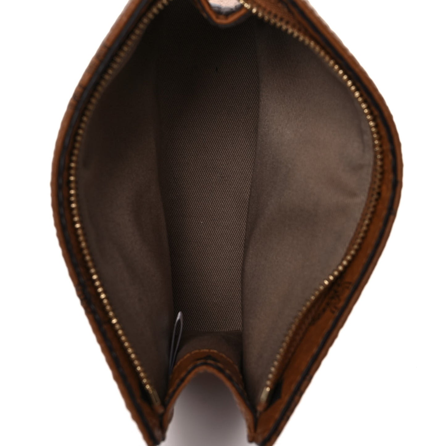 Visetos Small Zip Pouch Cognac