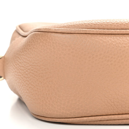 Gucci Pebbled Calfskin Small Soho Disco Bag Camelia 8 of 11