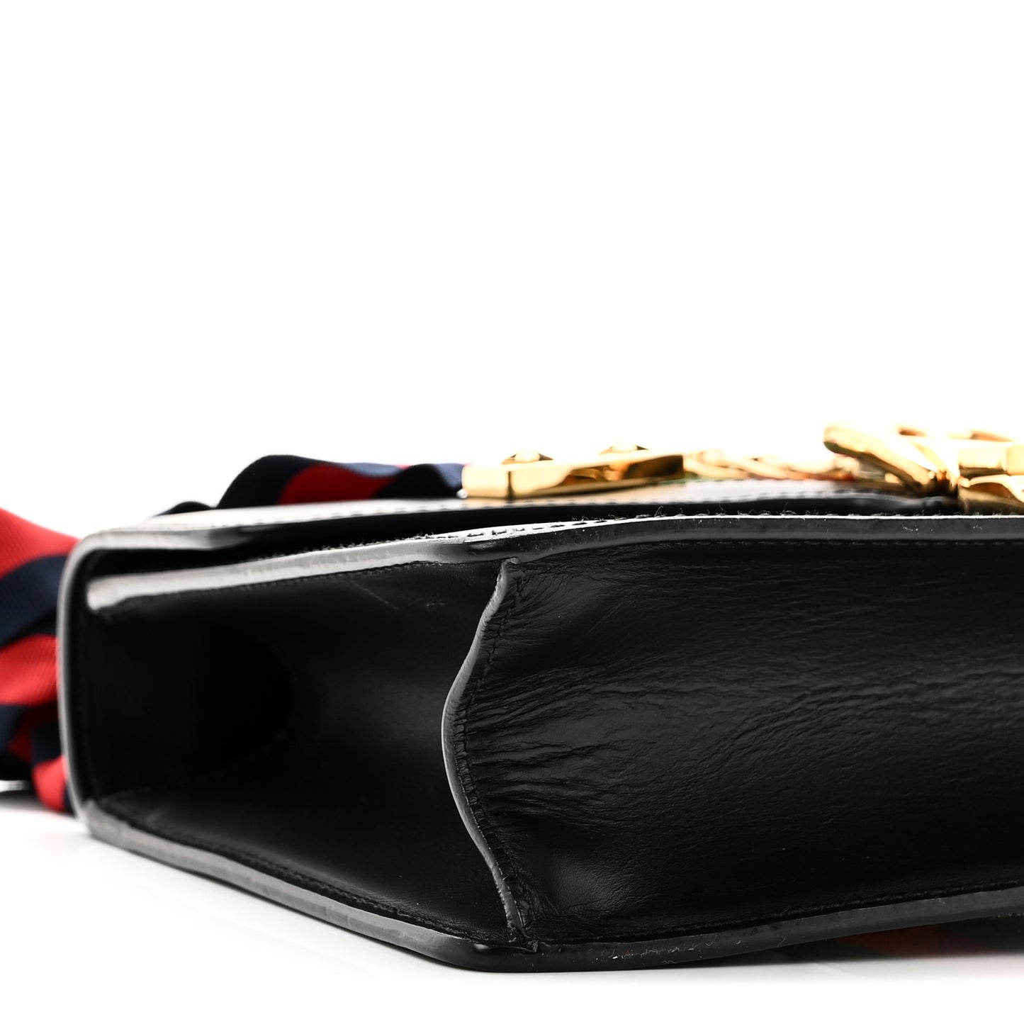 Calfskin Small Sylvie Shoulder Bag Black