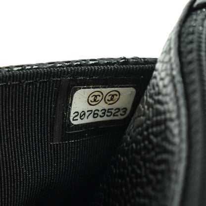 Chanel Caviar Quilted Wallet On Chain WOC Black 9 of 9