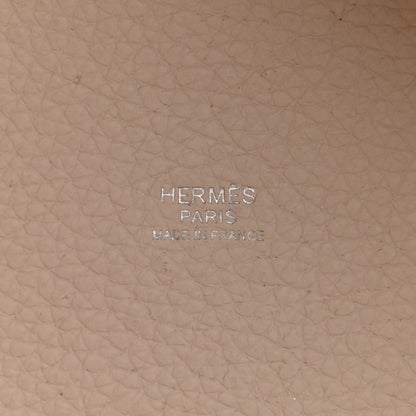 Hermes Taurillon Clemence Picotin Lock 22 MM Craie 6 of 12
