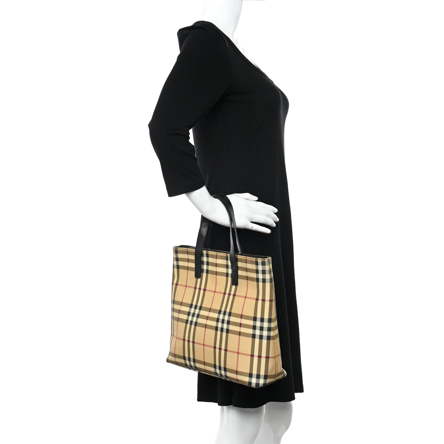 Burberry House Check Medium Tote Black 2 of 13