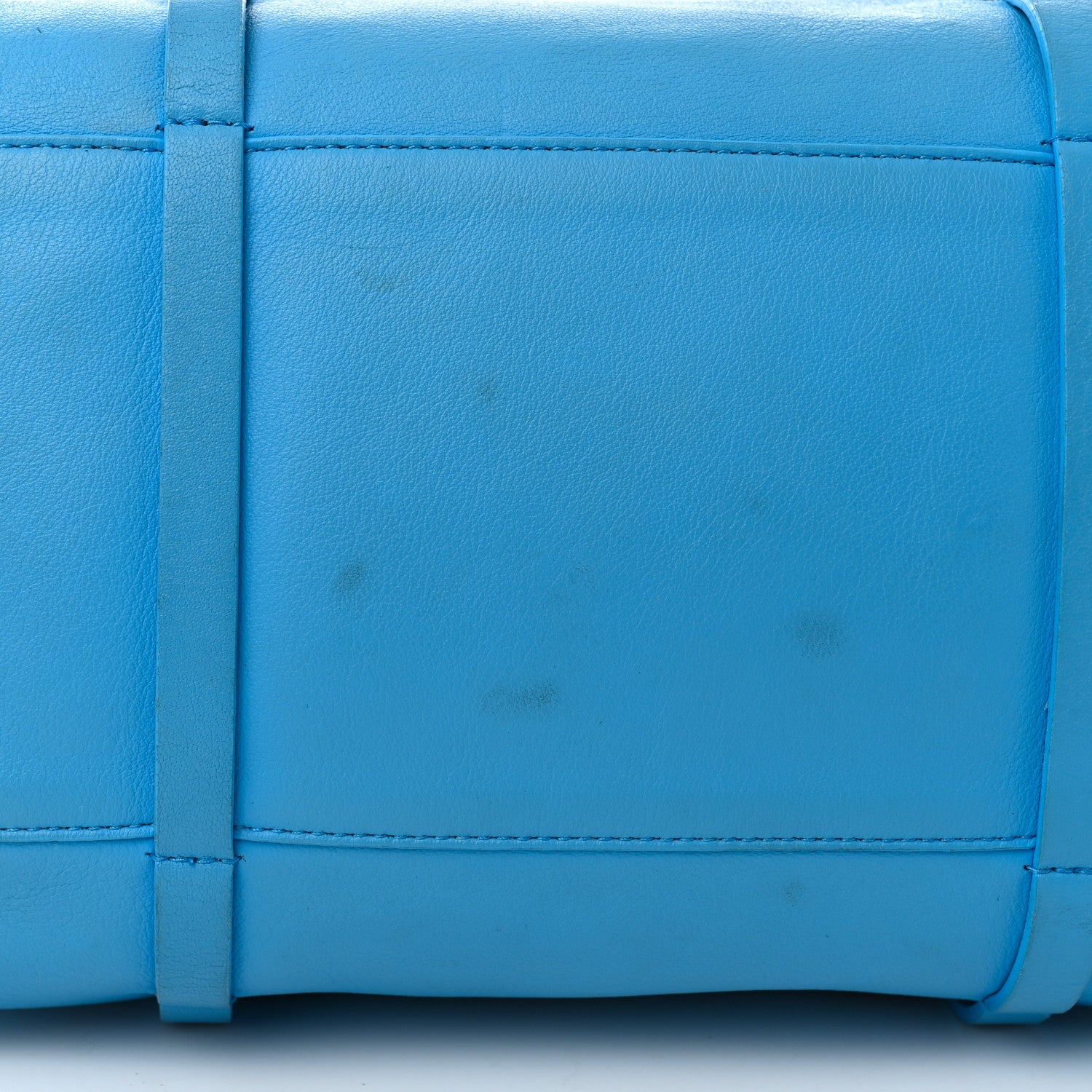 Balenciaga Veau Baltimore Double Sided Small Everyday Tote Bleu Turquoise Black 19 of 21