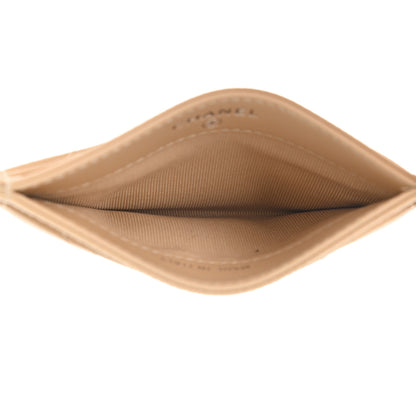 Chanel Caviar Quilted Card Holder Beige 5 of 9