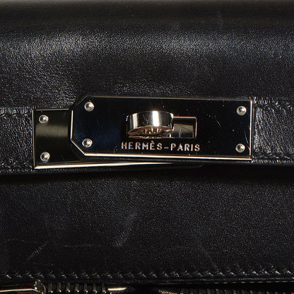 Hermes Box Toile Lakis Kelly 32 Black 14 of 24