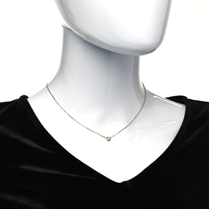 Cartier 18K Yellow Gold Diamond LM D'Amour Pendant Necklace 12 of 12