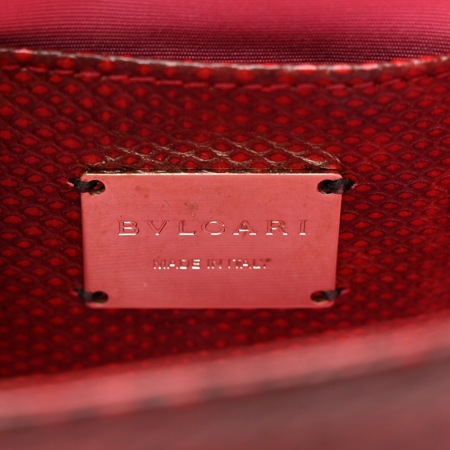 Bulgari Karung Serpenti Forever Crossbody Red 7 of 11