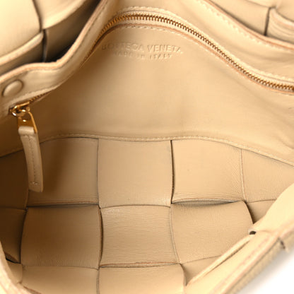 Bottega Veneta Grained Calfskin Maxi Intrecciato Cassette Crossbody Bag Porridge 5 of 11