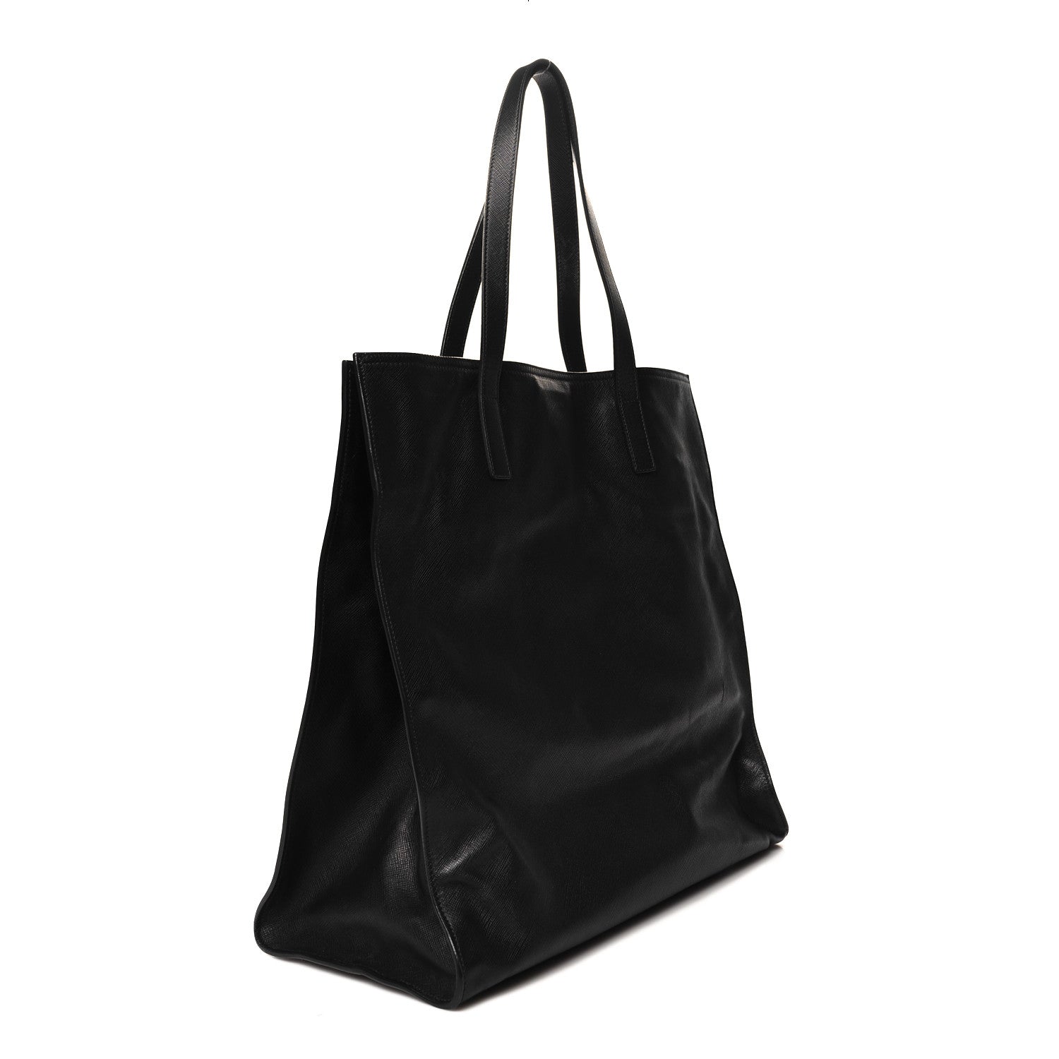 Prada Saffiano Lux Cuir Tote Black 3 of 11