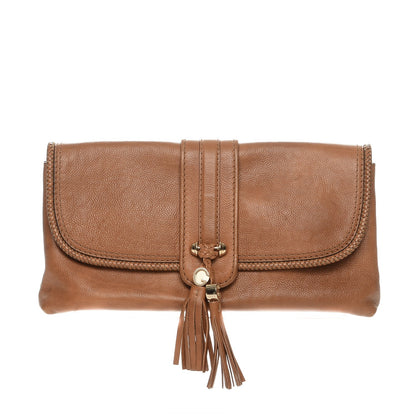 Gucci Pebbled Calfskin Marrakech Clutch Camel 1 of 10