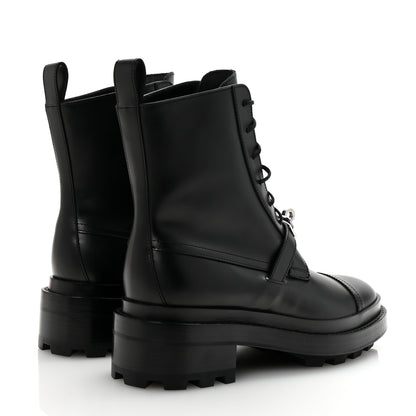 Hermes Glossed Calfskin Funk Ankle Boots 36 Black 5 of 10