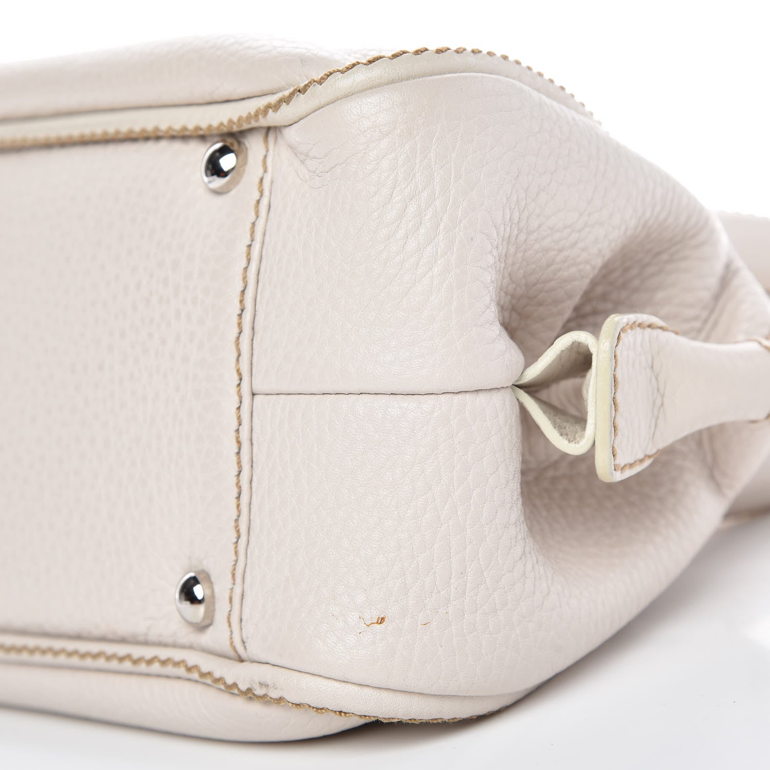 Chanel Calfskin Small Tassel Bowler White 12 of 16