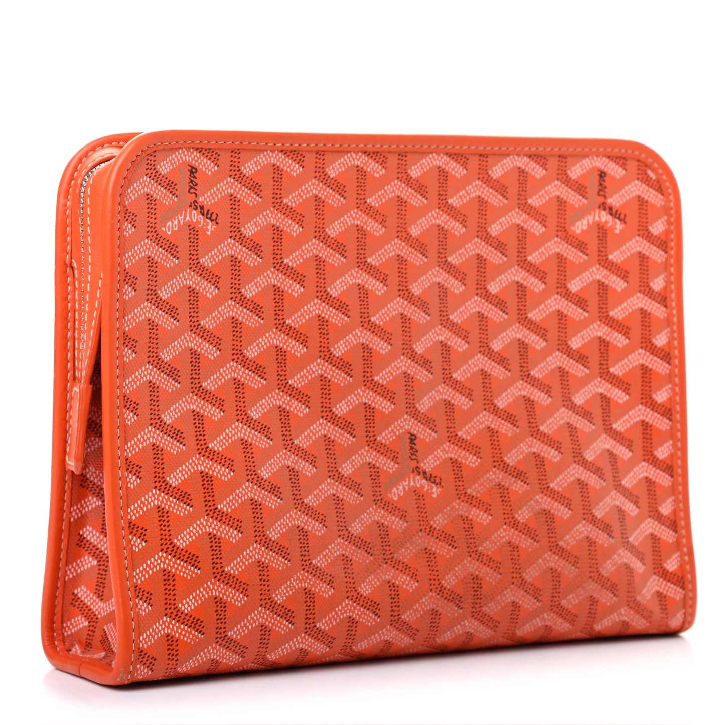 Goyardine Jouvence Toiletry Pouch Orange