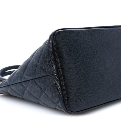 Chanel Caviar Quilted Medallion Tote Black 9 of 10
