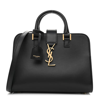 Saint Laurent Calfskin Monogram Baby Cabas Black 1 of 12