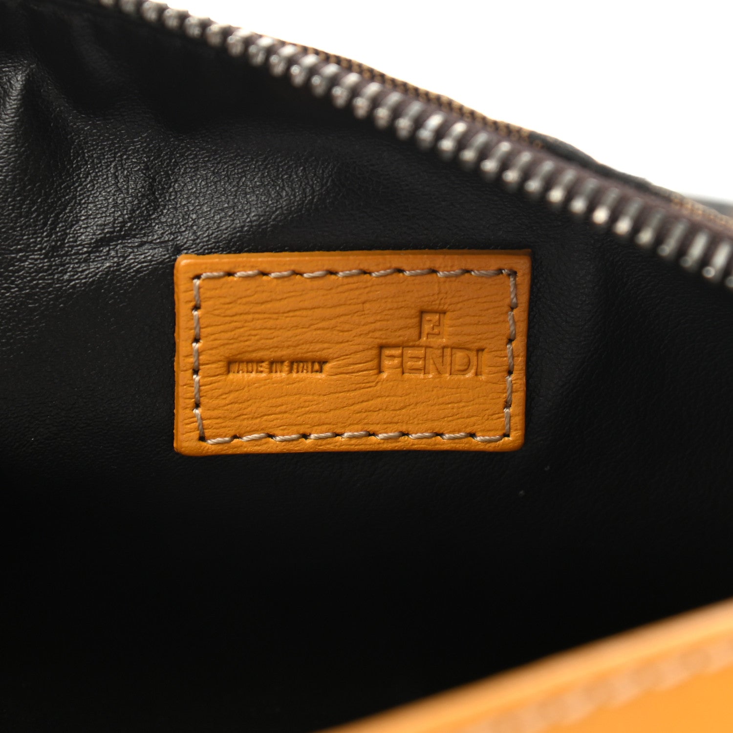 Fendi Canvas Tiger Print Mini Pochette Brown 8 of 10