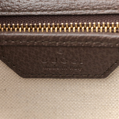 Gucci Monogram Jumbo GG Textured Dollar Calfskin Web Small Bamboo 1947 Top Handle Bag Camel Ebony New Acero 7 of 12
