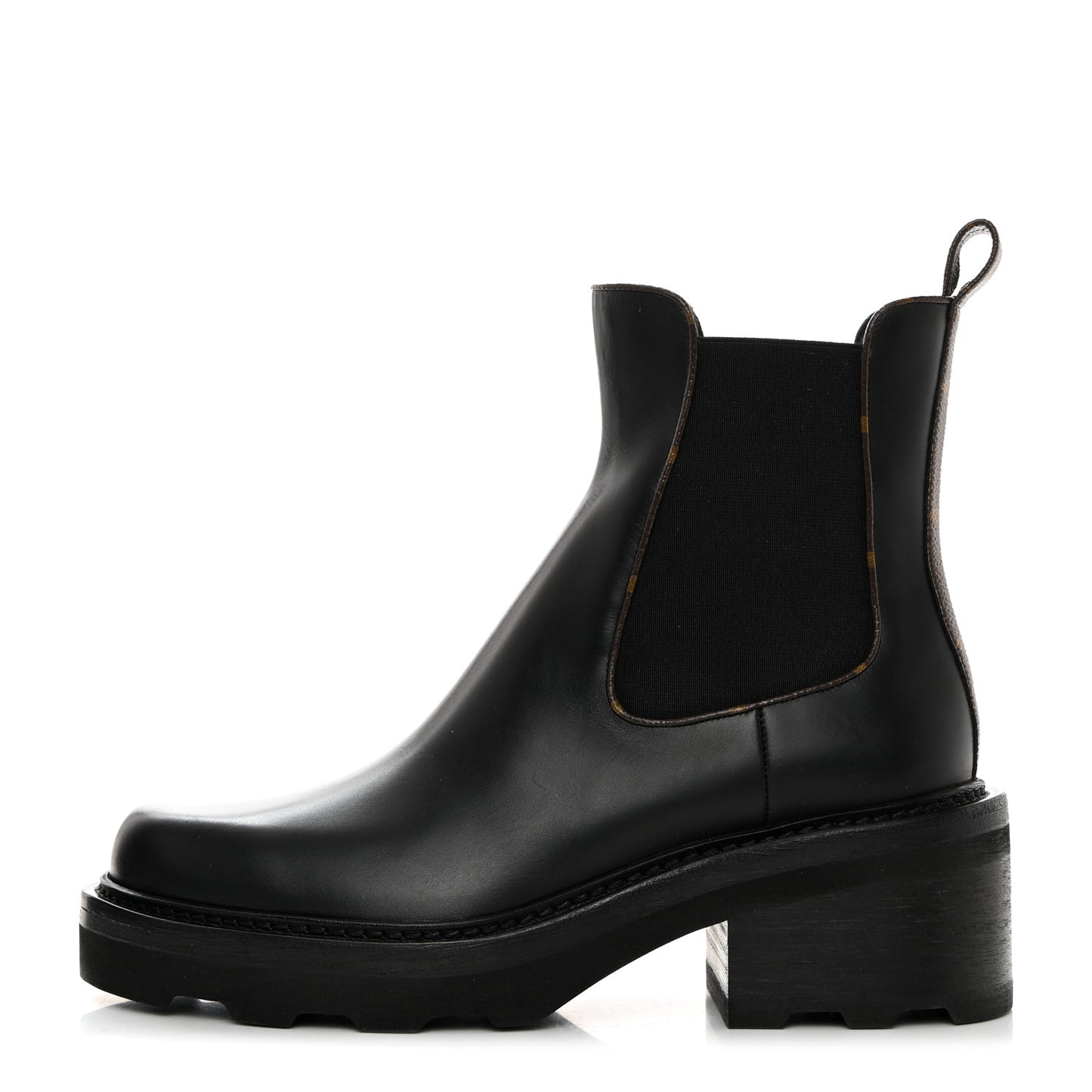 Calfskin Monogram Beaubourg Ankle Boots 39.5 Black