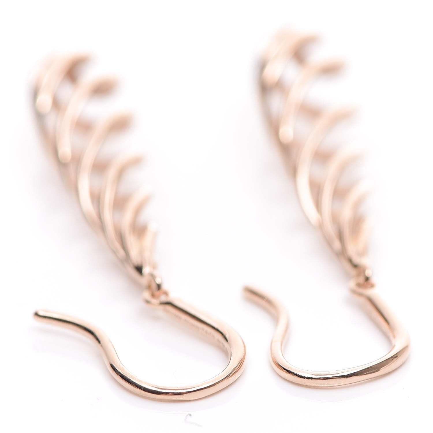 Tiffany 18K Rose Gold Venezia Luce Earrings 5 of 6