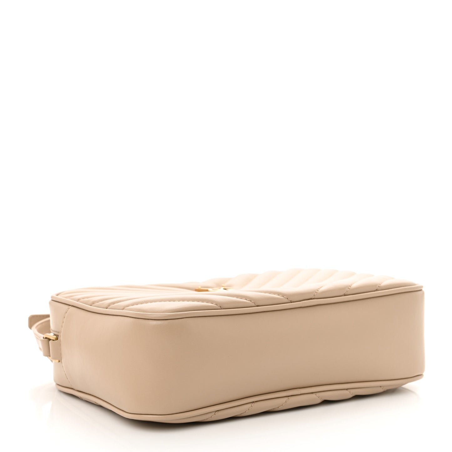 Calfskin Matelasse Monogram Lou Camera Bag Dark Beige