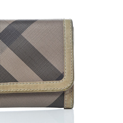 Burberry Smoked Check Continental Wallet Trench 11 of 16