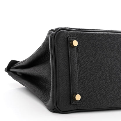 Hermes Togo Birkin 25 Black 9 of 11