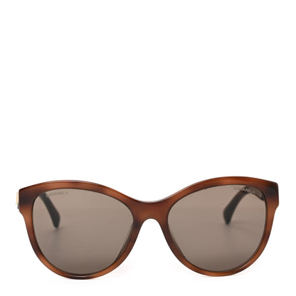 Chanel Acetate Pantos Logo Sunglasses 5458 Tortoise Brown 2 of 7