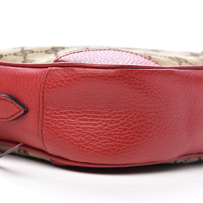 Gucci Monogram Mini Bree Messenger Bag Red 9 of 11