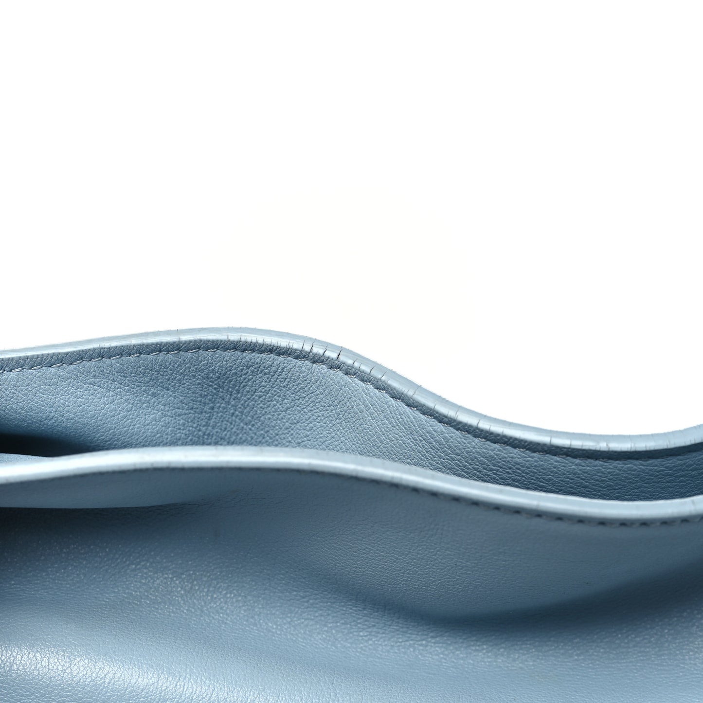 Nappa Medium Flamenco Knot Bag Dusty Blue