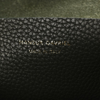 Mansur Gavriel Pebbled Calfskin Everyday Cabas Seaweed 6 of 9