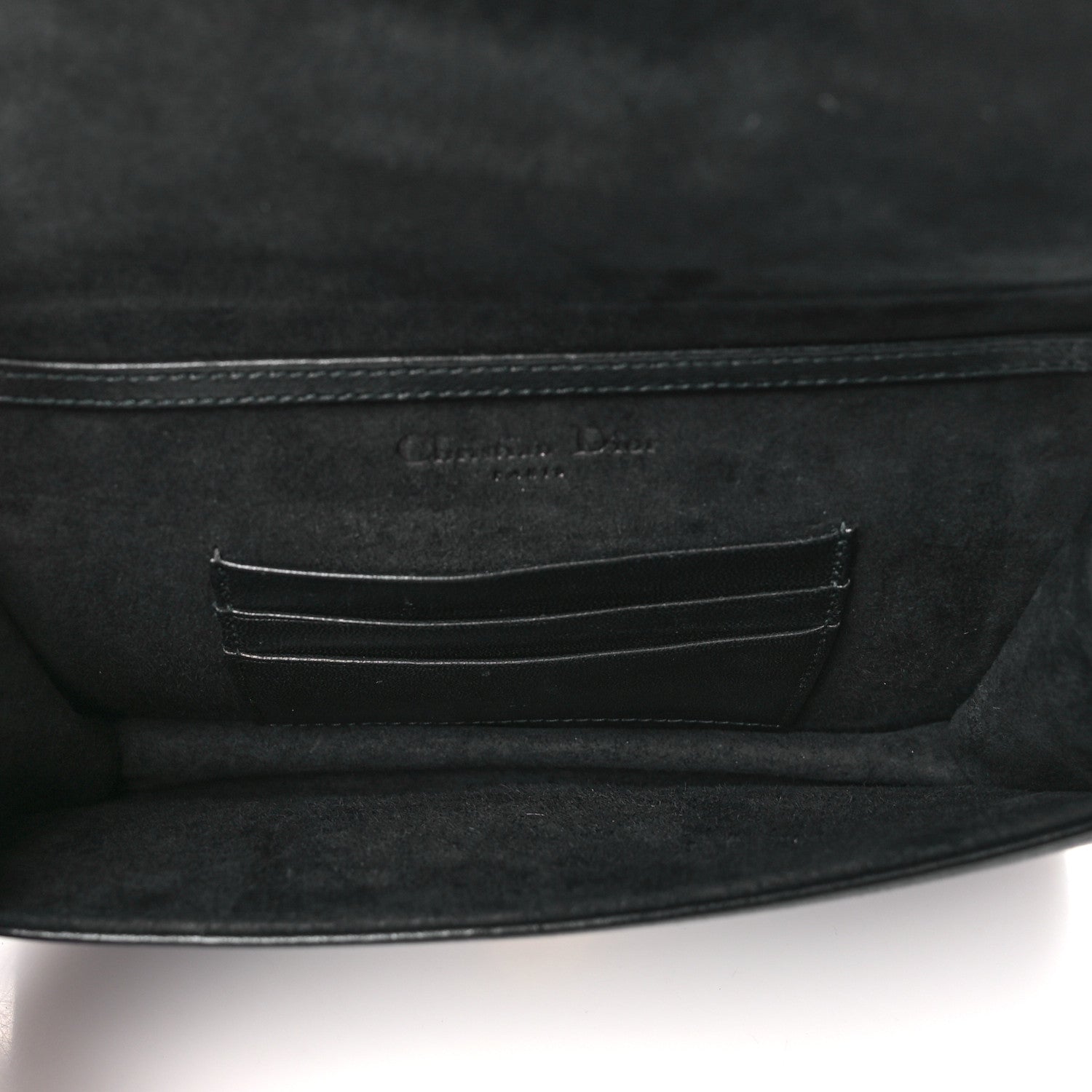 Christian Dior Patent Studded Diorama Flap Bag Black 5 of 10