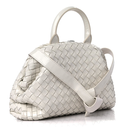 Bottega Veneta Nappa Intrecciato Small Handle Bag Chalk 3 of 12