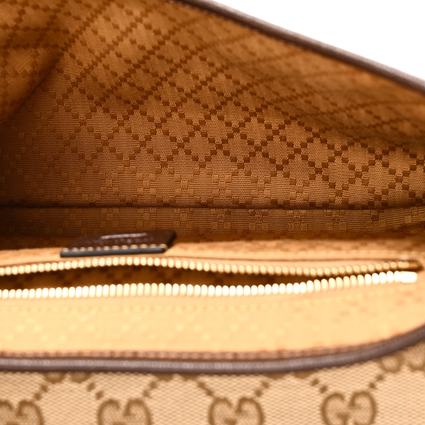 GG Supreme Medium Aperitivo Shoulder Bag Sand Dark Brown