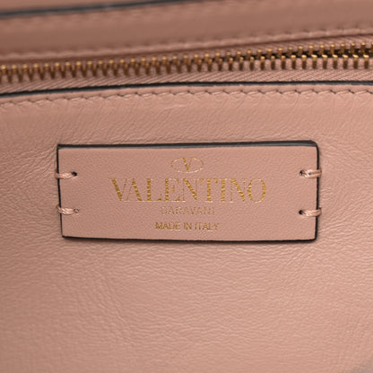 Valentino Garavani Nappa Large Roman Stud Shoulder Bag Rose Cannelle 6 of 9