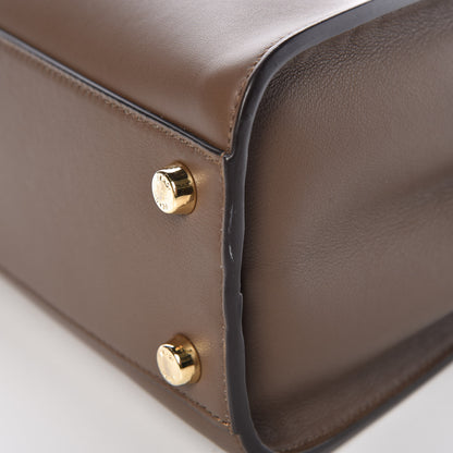 Fendi Vitello Tahiti Burro Bi-Color Medium Peekaboo Iconic Essentially Satchel Maya Camelia Confetto 11 of 15