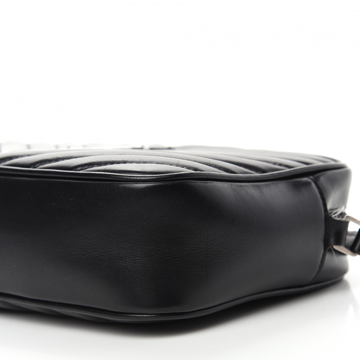 Calfskin Matelasse Monogram Lou Camera Bag Black