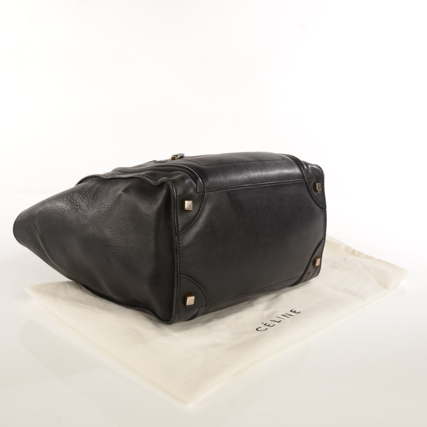 Smooth Calfskin Mini Luggage Black