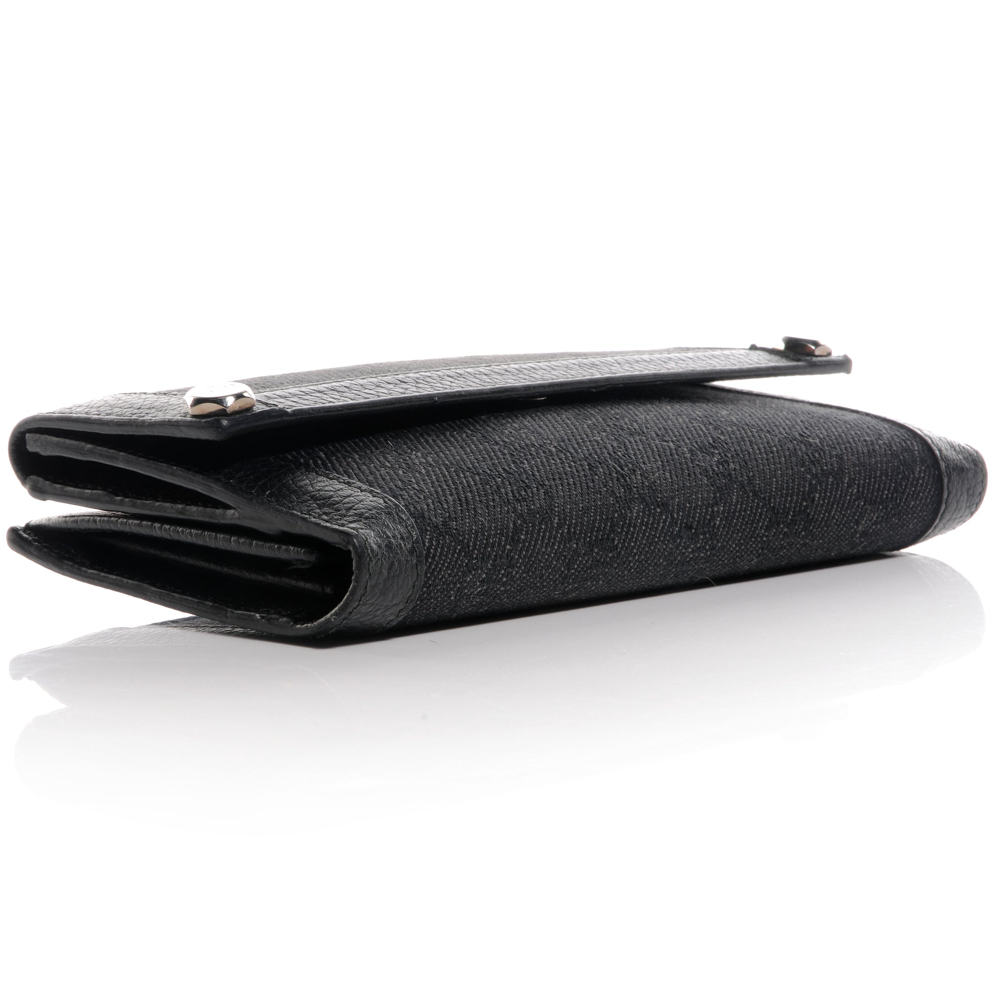 Gucci Monogram Continental Charmy Wallet Black 4 of 7