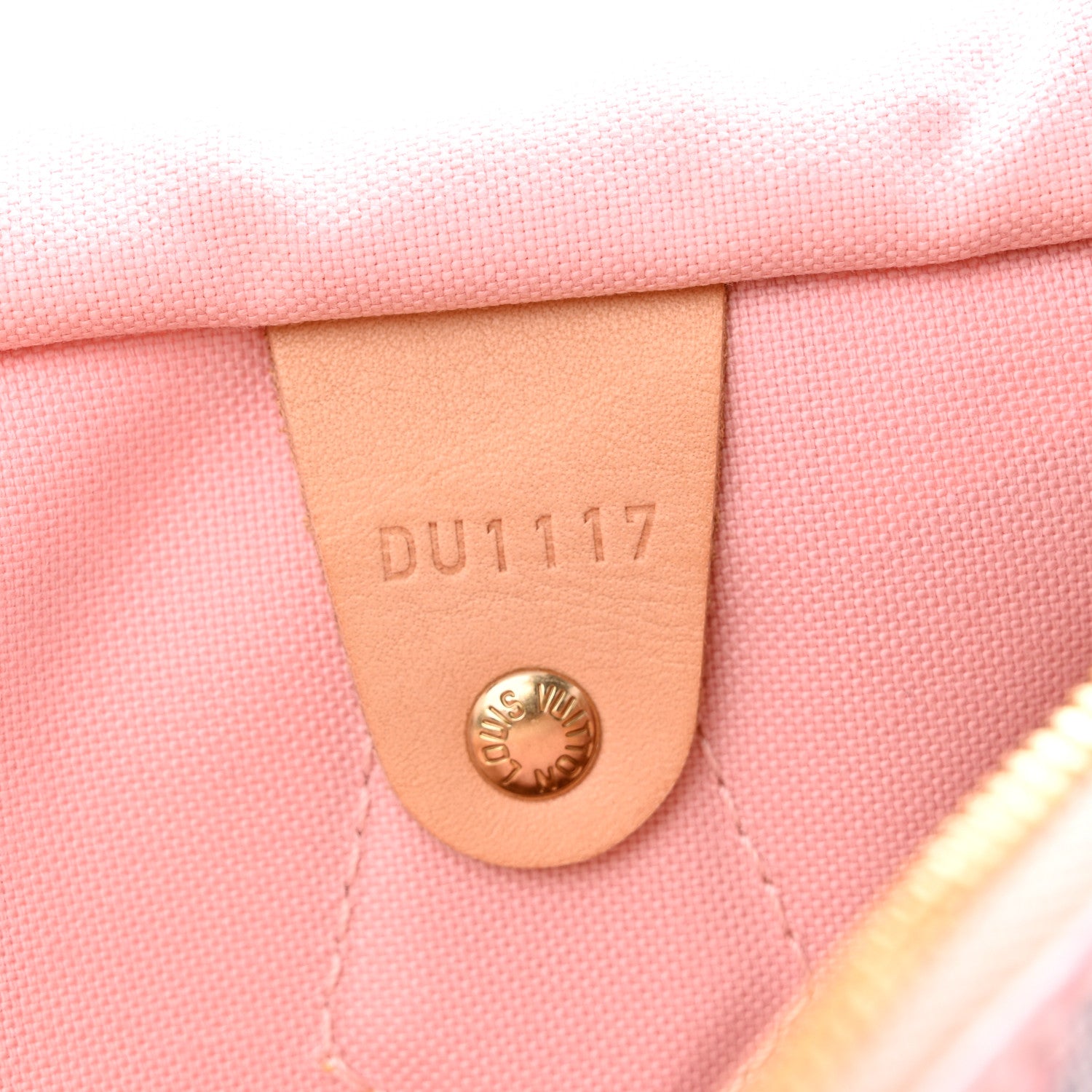 Louis Vuitton Damier Azur Tahitienne Speedy Bandouliere 30 Rose Ballerine 7 of 15