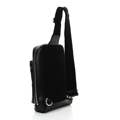 Gucci Guccissima Sling Backpack Black 3 of 12