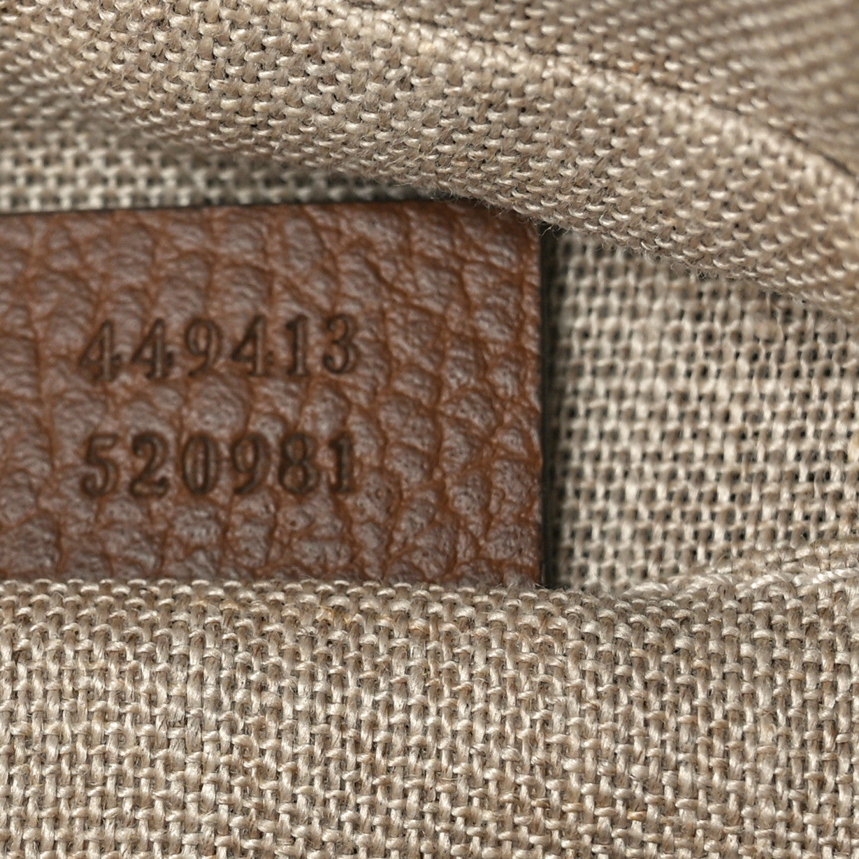 Monogram Mini Bree Messenger Bag Beige Tabacco