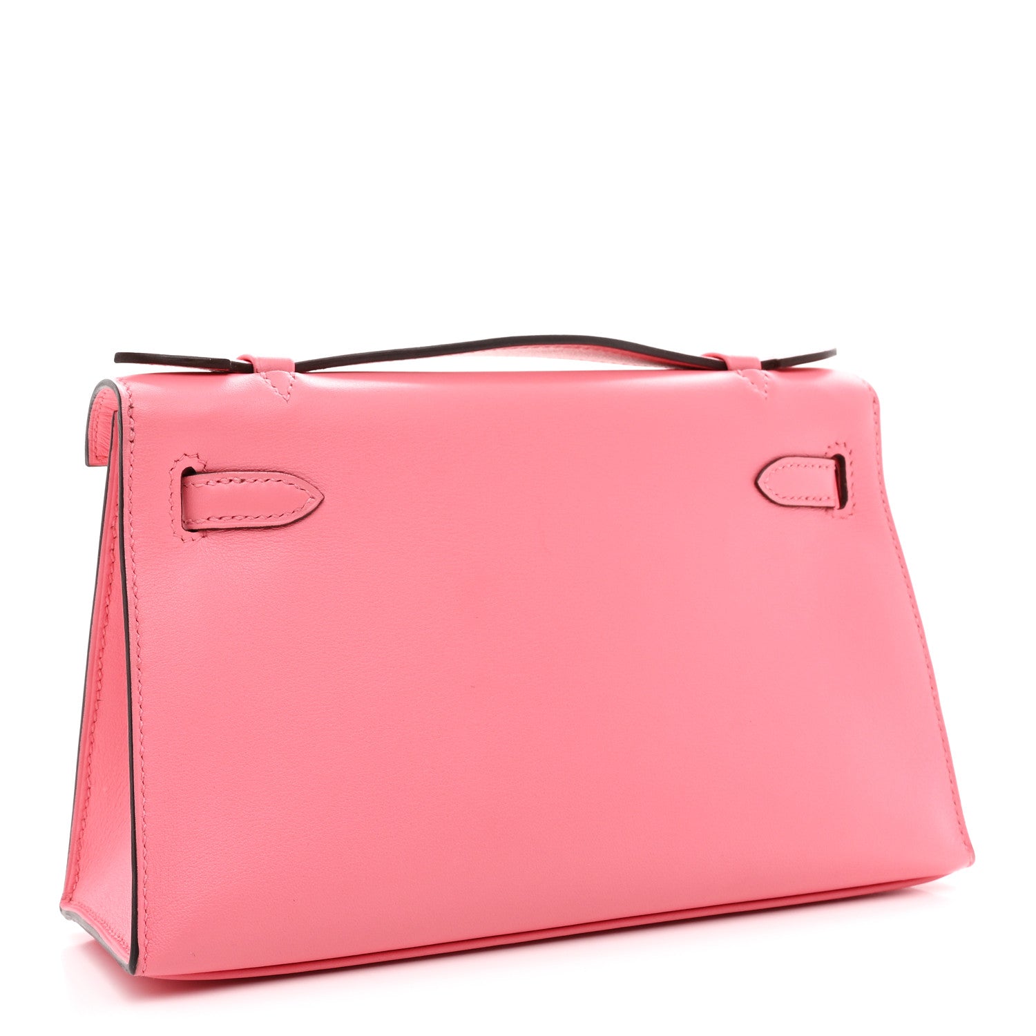 Hermes Swift Kelly Pochette Clutch Rose Ete 3 of 11