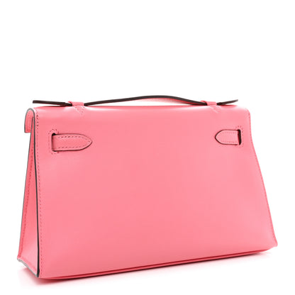 Hermes Swift Kelly Pochette Clutch Rose Ete 3 of 11