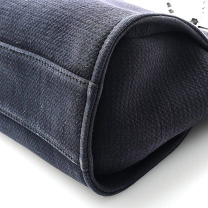 Chanel Mixed Fibers Small Deauville Tote Navy 8 of 11