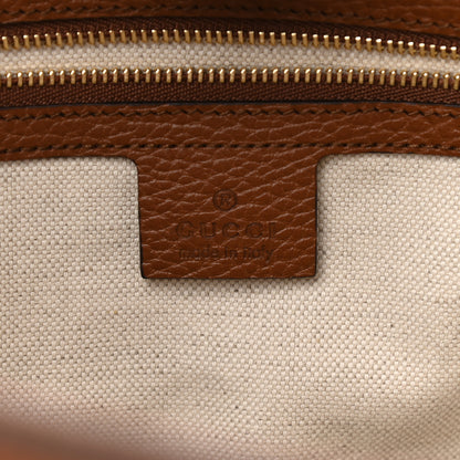 Gucci New Denim GG Monogram Medium Ophidia Shopping Tote Blue Tea Cuir 6 of 10