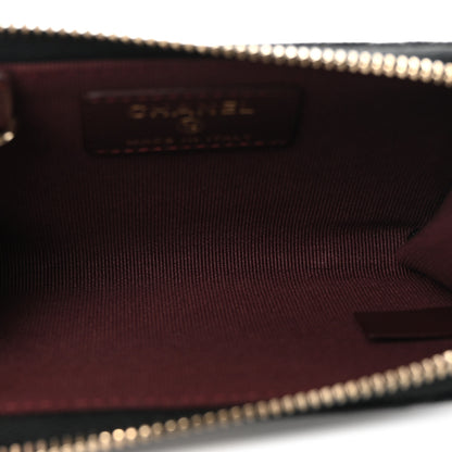 Chanel Caviar Quilted Zipped Key Holder Case Black 5 of 7